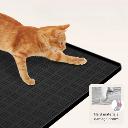 Waterproof Silicone Pet Feeding Mat – Non-Slip Dog & Cat Food Bowl Placemat | Large Easy-Clean Floor Protector