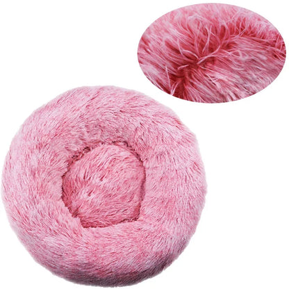 Soft Plush Pet Bed – Cozy Washable Bed for Dogs & Cats