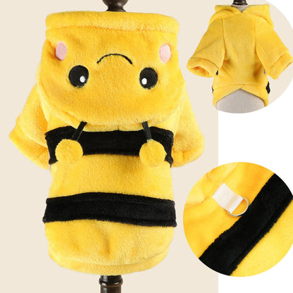 Warm Fleece Halloween Coat for Dogs