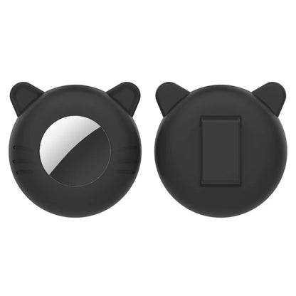 Airtag Cat Collar Holder, Small Air tag Cat Collar Holder Silicone Case Cover for Cat Dog Pet Collar Harness Loop