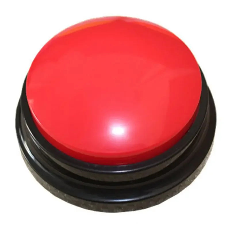 New Pet Training Tool Cat Dog Sound Box Recordable Talking Button Cat Voice Recorder Toy For Communication Pet Training Buzzer