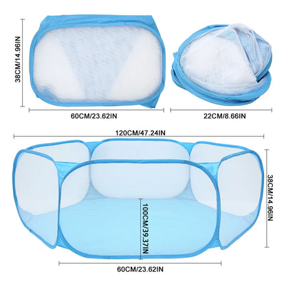 Portable Folding Pet Playpen Tent – Small Pets & Puppies