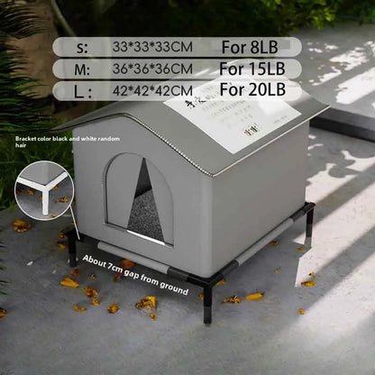 Outdoor Pet Cave Bed Waterproof – texture and finish detail