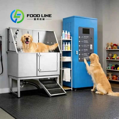 Pet Washing Machine For Fitness Center Pet Zone Small Dog Cat Bathing Equipment For Member Pet Grooming