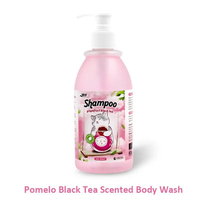 280ml Cat Shower Gel Tea Scent Shampoo Hair Care Bactericidal Mite Removal Anti Itching Deodorant Deep Cleaning Pet Products