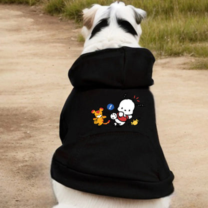 Cat dog hoodie cartoon sports style pet hoodie, pet clothing and dog hoodie sweatshirt