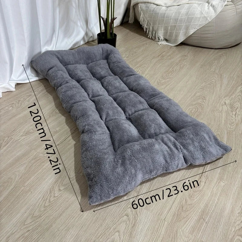 Extra Large Plush Dog Bed – Thick Soft Reversible Pet Mat