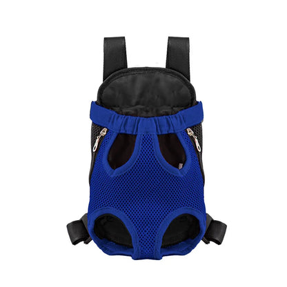 Pet Carrier Backpack for Small Pets - Breathable Double Shoulder Mesh Travel Bag