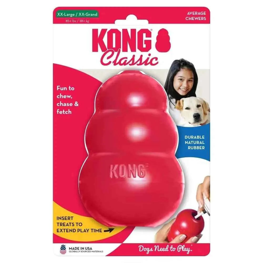 New Classic Kong Dog Stuffable Erratic Bounce Kong Puppy Durable Rubber Chew