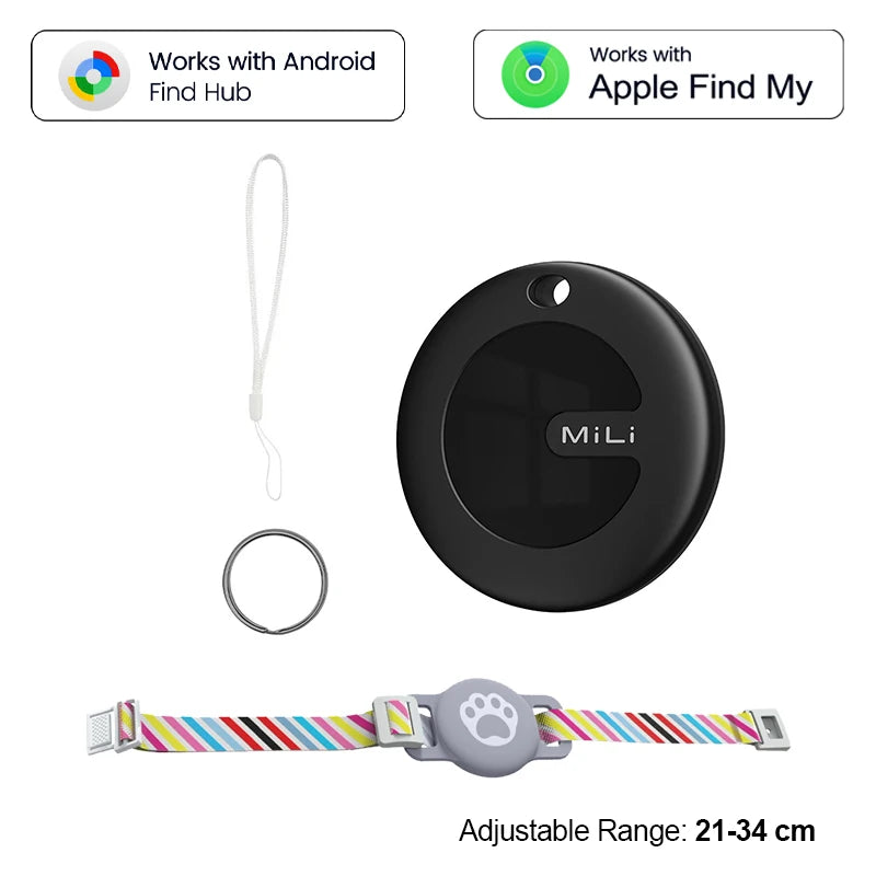 Smart Bluetooth Tracker for Apple Find My & Google Find Hub