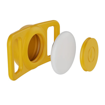 Airtag Dog Collar Holder, [1 Pack] Airtag Holder, Silicone Full Body Covered Protective Air Tag for Pet - Fits All Width