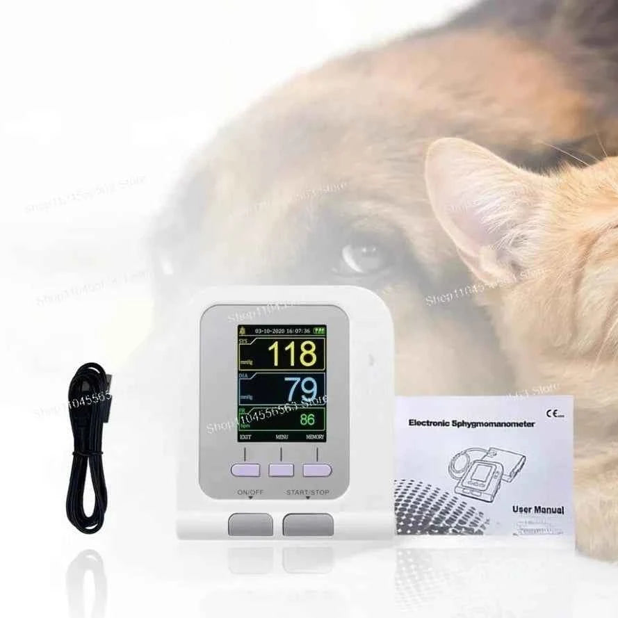 08A-VET Digital Veterinary Monitor - Professional Pet Blood Parameter Monitoring Device for Animal Care