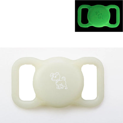 Airtag Dog Collar Holder, [1 Pack] Airtag Holder, Silicone Full Body Covered Protective Air Tag for Pet - Fits All Width