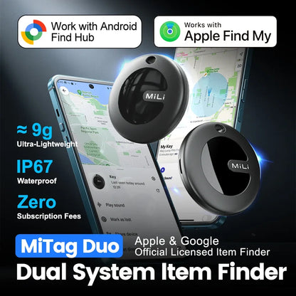 Smart Bluetooth Tracker – Apple Find My & Google Find Hub Compatible