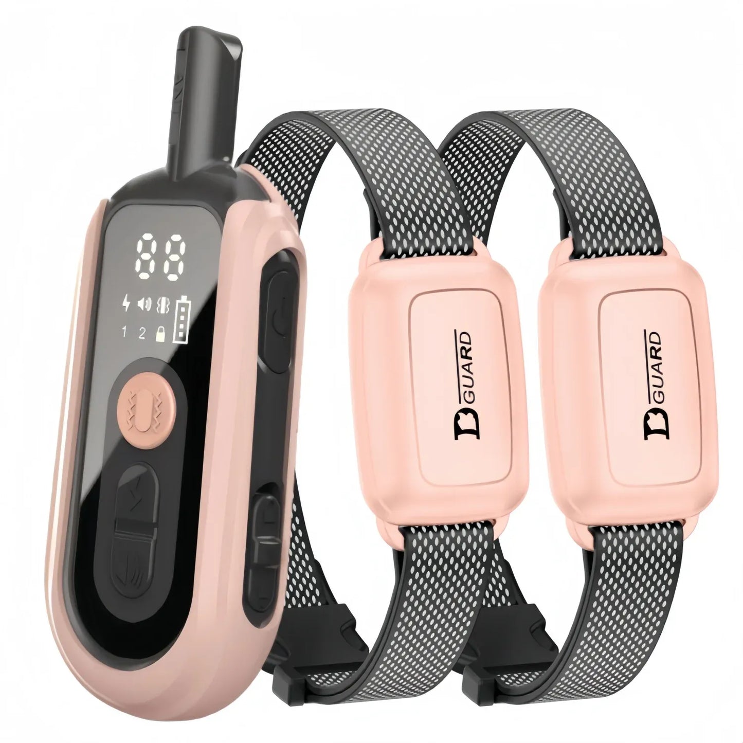 YHLC Waterproof Dog Training & Bark Deterrent Collar – Remote Beep & Vibration, 1000–1200m Range