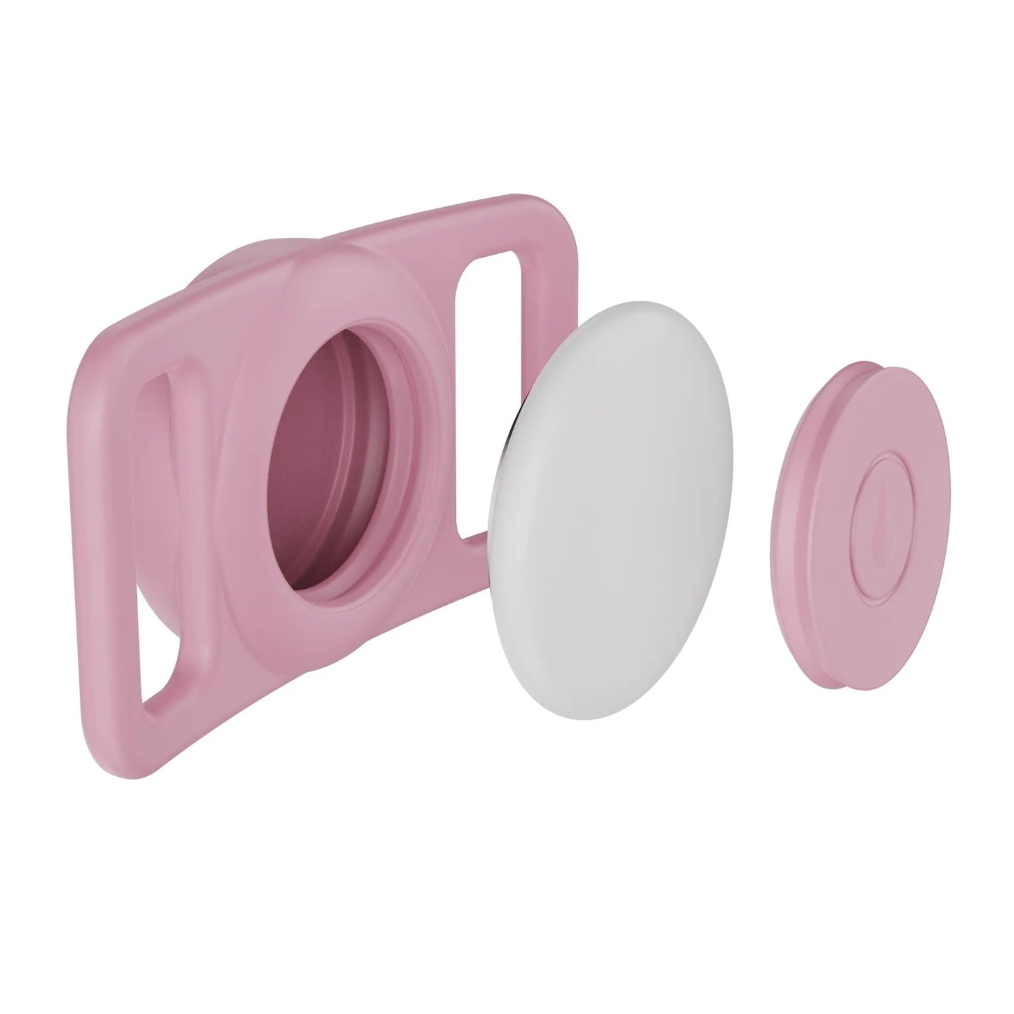 Airtag Dog Collar Holder, [1 Pack] Airtag Holder, Silicone Full Body Covered Protective Air Tag for Pet - Fits All Width
