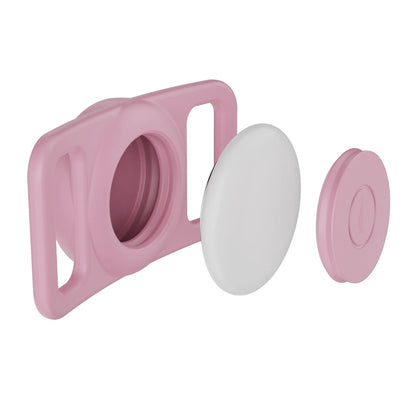 Airtag Dog Collar Holder, [1 Pack] Airtag Holder, Silicone Full Body Covered Protective Air Tag for Pet - Fits All Width