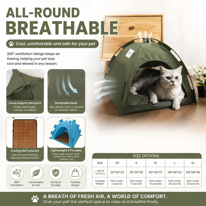 Pet Tent Bed Cats House Supplies Products Accessories Warm Cushions Furniture Sofa Basket Beds Winter Clamshell Kitten Tents Cat