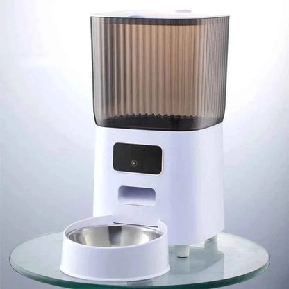 Smart Automatic Pet Feeder – 5L Capacity  Single/Double Bowl  WiFi & Camera Options