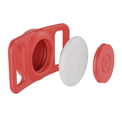 Airtag Dog Collar Holder, [1 Pack] Airtag Holder, Silicone Full Body Covered Protective Air Tag for Pet - Fits All Width