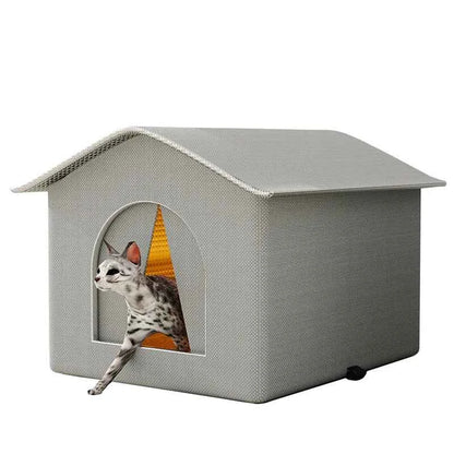Outdoor Pet Cave Bed Waterproof – close-up detail view