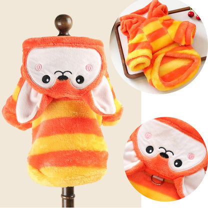 Warm Fleece Halloween Coat for Dogs
