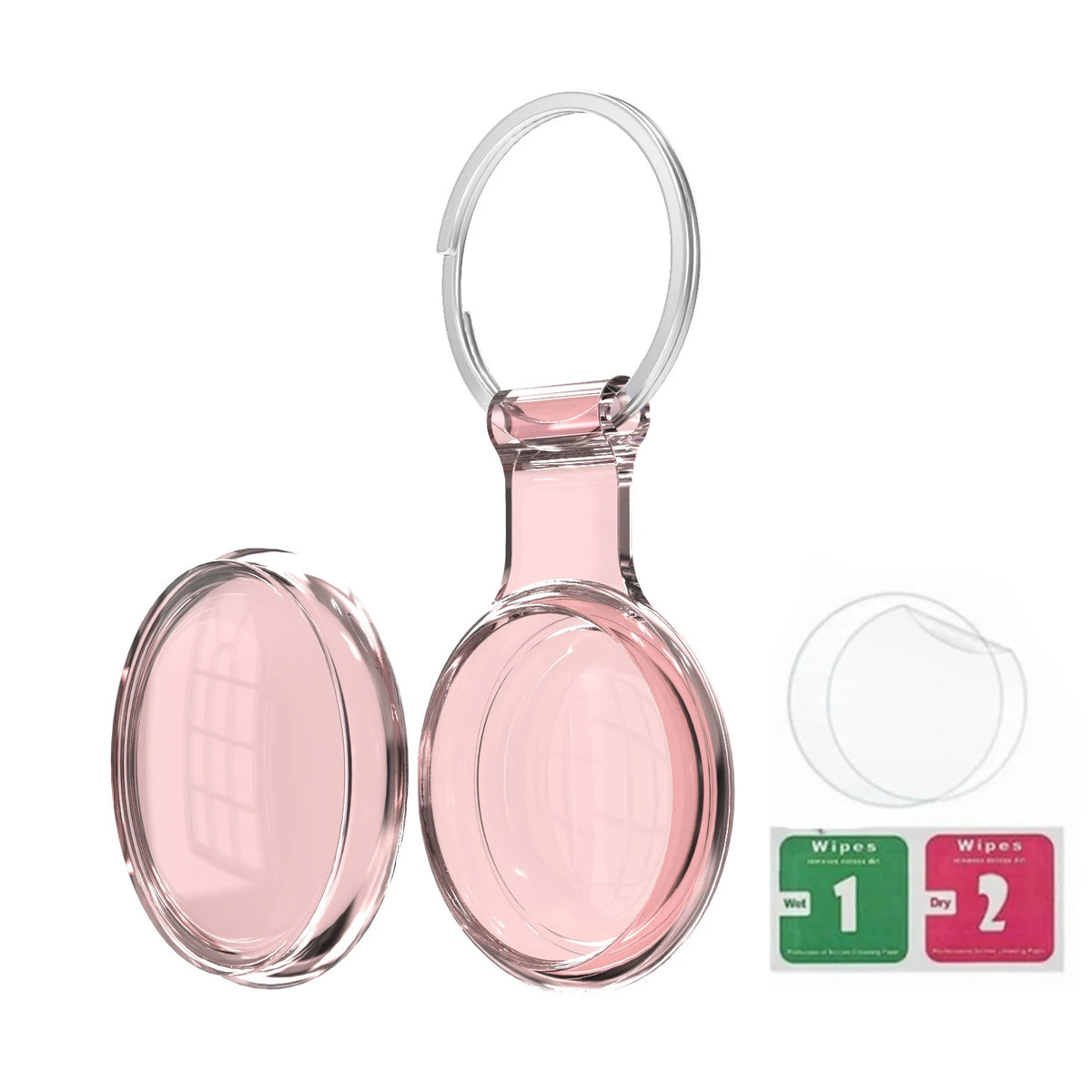 8/4/2 Pack AirTag Keychain Case – Waterproof Dog & Cat Holder