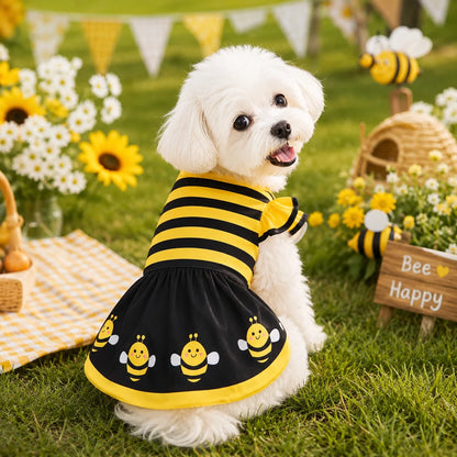 Bumble Bee Dress Costume for Dogs & Cats