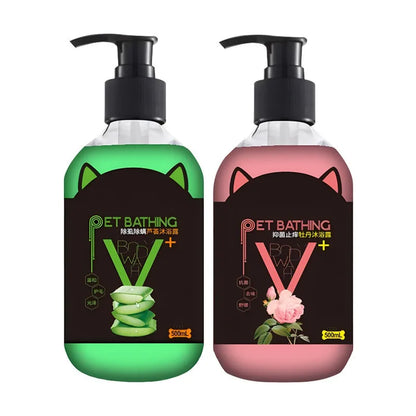 1pc Pet Shower Gel Beauty Hair Care Cleaning Deodorizing Cat Dog Shampoo De Mite Anti Itch Long Lasting Fragrance Pet Supplies