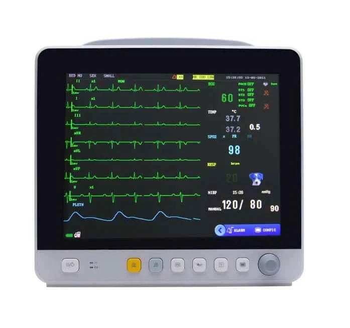 2026 Mindray Umec12 Vet Veterinary ECG Monitor CE Certified Class II with Built-in Battery