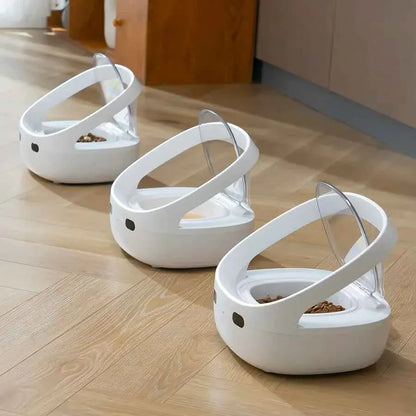 Smart Automatic Cat Feeder – Rechargeable Portion-Control Pet Food Dispenser