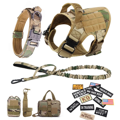 Padded No-Pull Dog Vest Harness – Adjustable Quick-Release Nylon Walking Harness