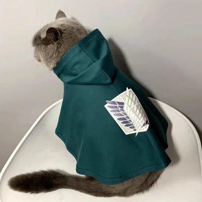 Attack on Titan Anime Pet Cloak for Dogs & Cats