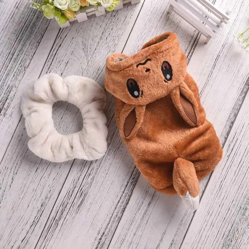 Warm Fleece Halloween Coat for Dogs
