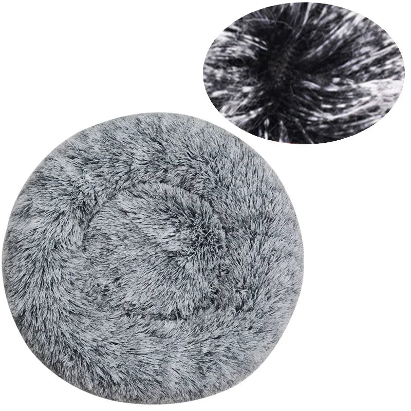 Soft Plush Pet Bed – Cozy Washable Bed for Dogs & Cats
