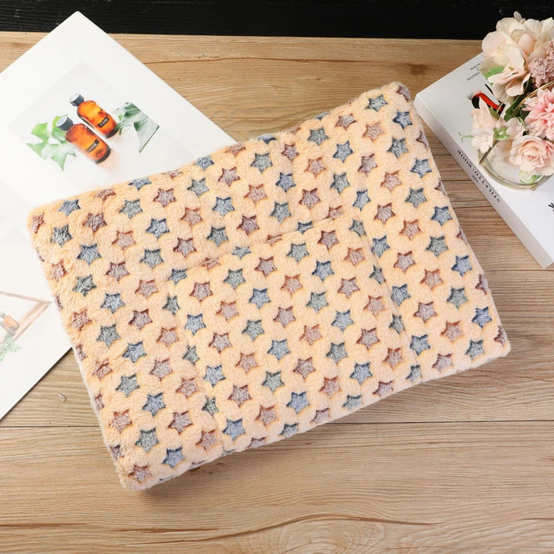 Double-Sided Pet Bed Mat – Warm Washable Dog & Cat Cushion