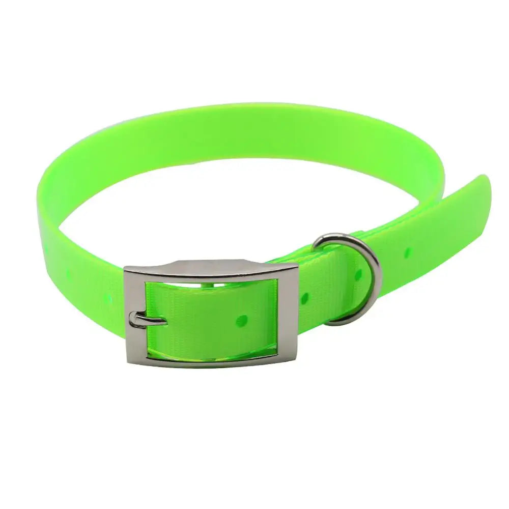 JanPet Fashion TPU Dog Pet Collars High quality waterproof deodorant Resistant dirt Easy clean collars 10 Colors Pet Products