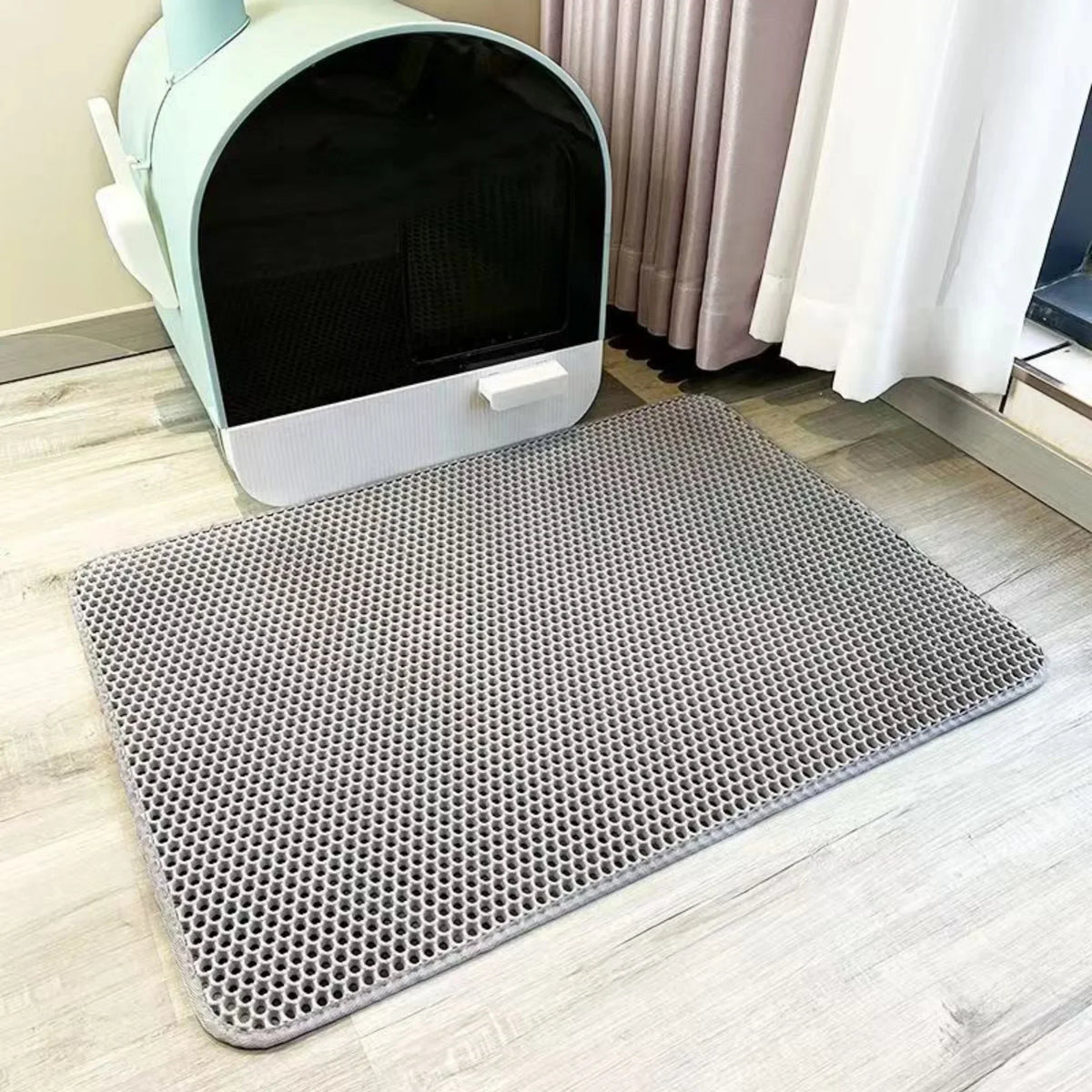 Large Cat Litter Mat – Waterproof Double-Layer Non-Slip Pad