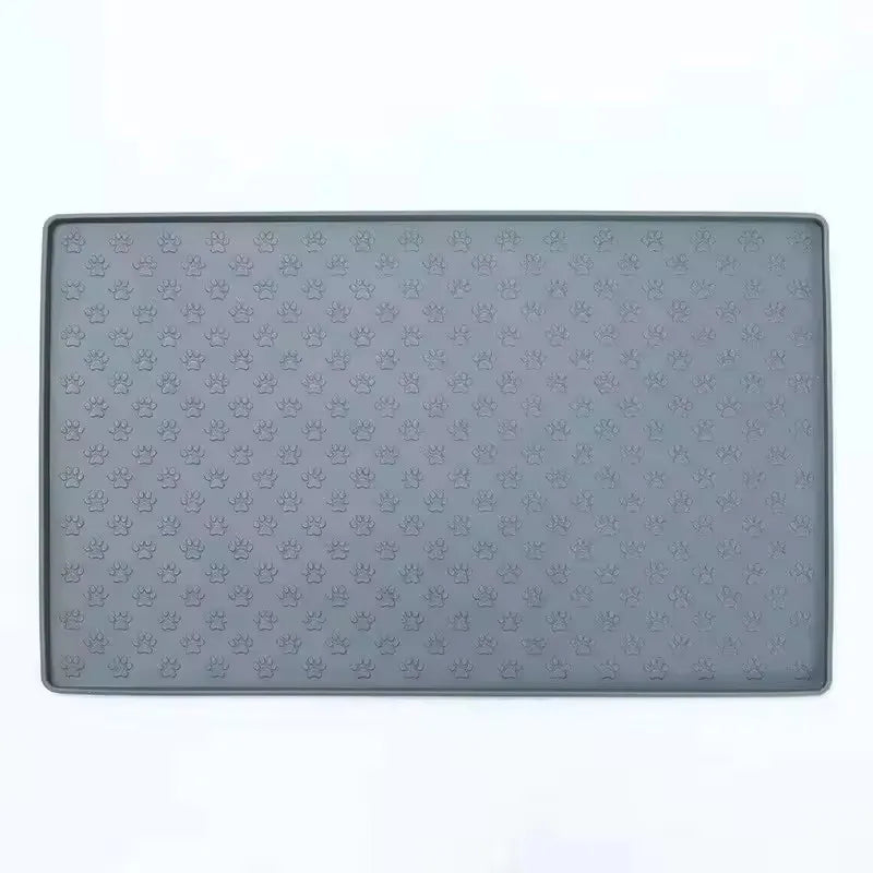 Silicone Pet Feeding Mat – Waterproof Non‑Slip Food & Water Bowl Pad