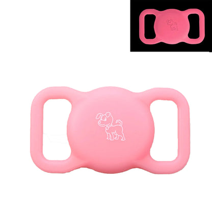 Airtag Dog Collar Holder, [1 Pack] Airtag Holder, Silicone Full Body Covered Protective Air Tag for Pet - Fits All Width