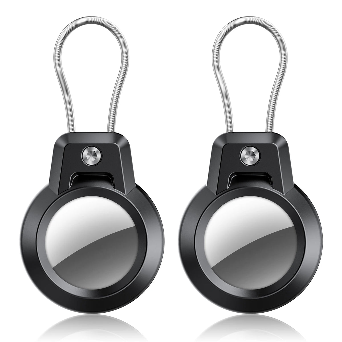 GITFOS AirTag Holder with Keychain for Luggage, Pets & Keys