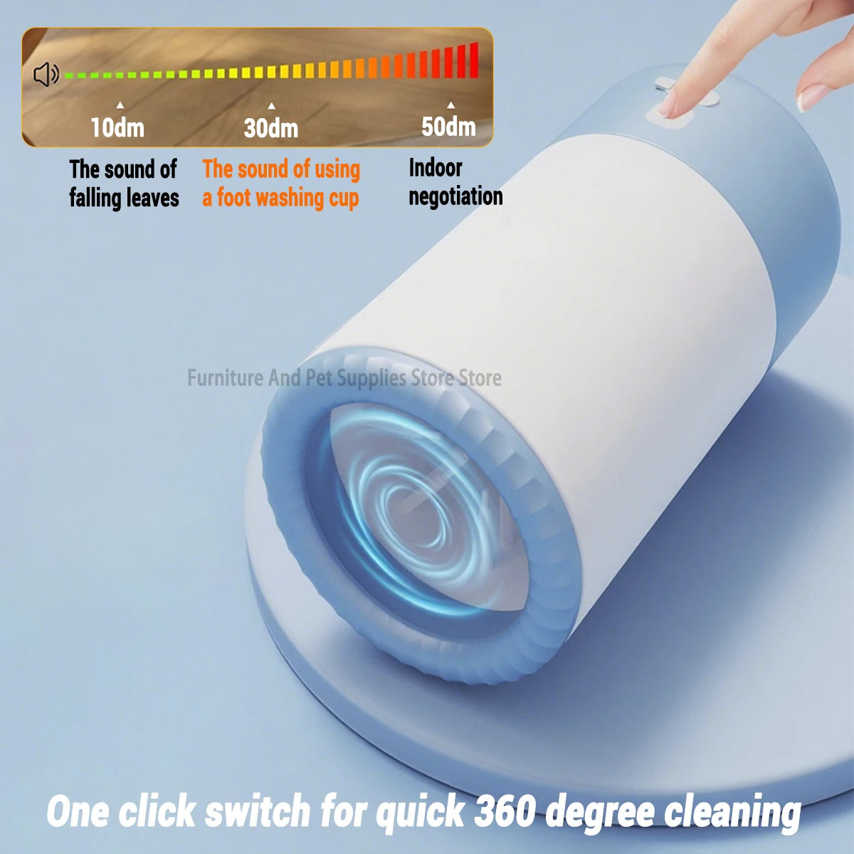 Electric Pet Paw Cleaner – Automatic Low‑Noise Waterproof Paw Washing Machine