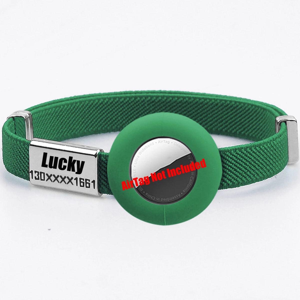 Fashion AirTag Cat Collar with Custom Name Tag & Holder