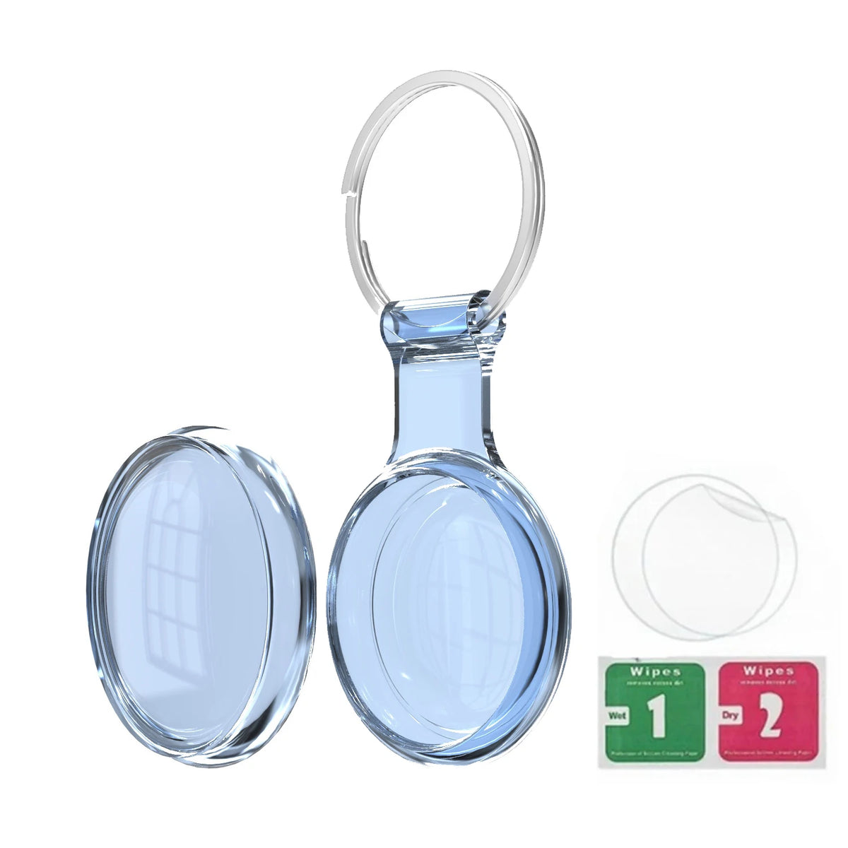 8/4/2 Pack AirTag Keychain Case – Waterproof Dog & Cat Holder