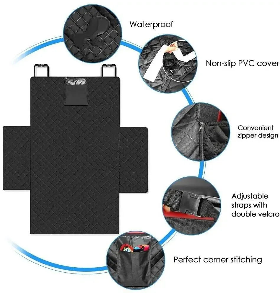 SUV Dog Cargo Liner – Waterproof Pet Trunk Mat with Side & Seat Back Protectio