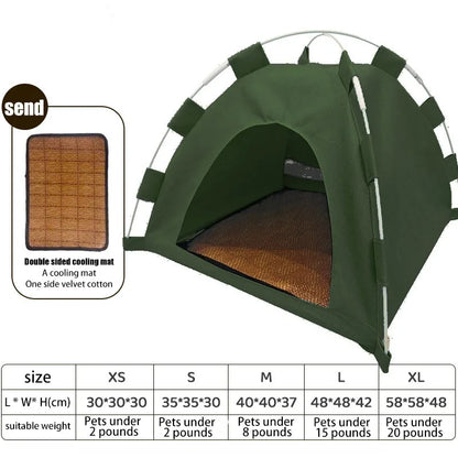 Pet Tent Bed Cats House Supplies Products Accessories Warm Cushions Furniture Sofa Basket Beds Winter Clamshell Kitten Tents Cat