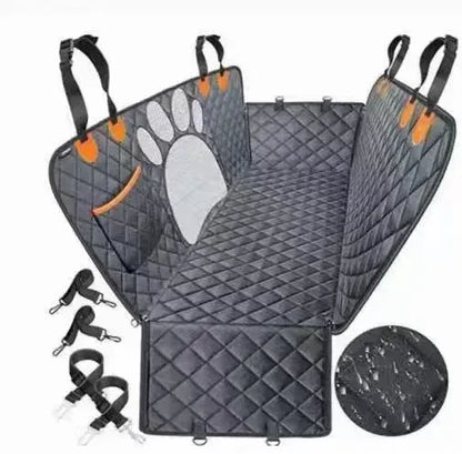 3-in-1 Dog Car Seat Cover & Cargo Liner – Waterproof Pet Hammock with Side Protection