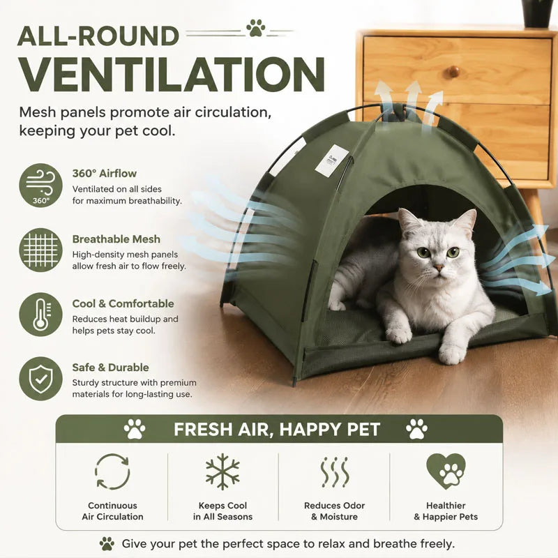 Pet Tent Bed Cats House Supplies Products Accessories Warm Cushions Furniture Sofa Basket Beds Winter Clamshell Kitten Tents Cat