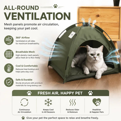 Pet Tent Bed Cats House Supplies Products Accessories Warm Cushions Furniture Sofa Basket Beds Winter Clamshell Kitten Tents Cat