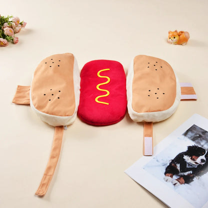 Hot Dog Costume for Dogs & Cats